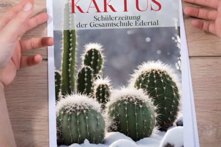 Gesamtschule Edertal präsentiert stolz die neueste Ausgabe der Schülerzeitung „Kaktus“